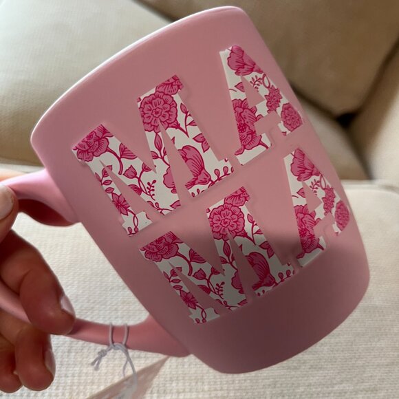 Mom / MaMa Pink Floral Mug (new) - Picture 4 of 7